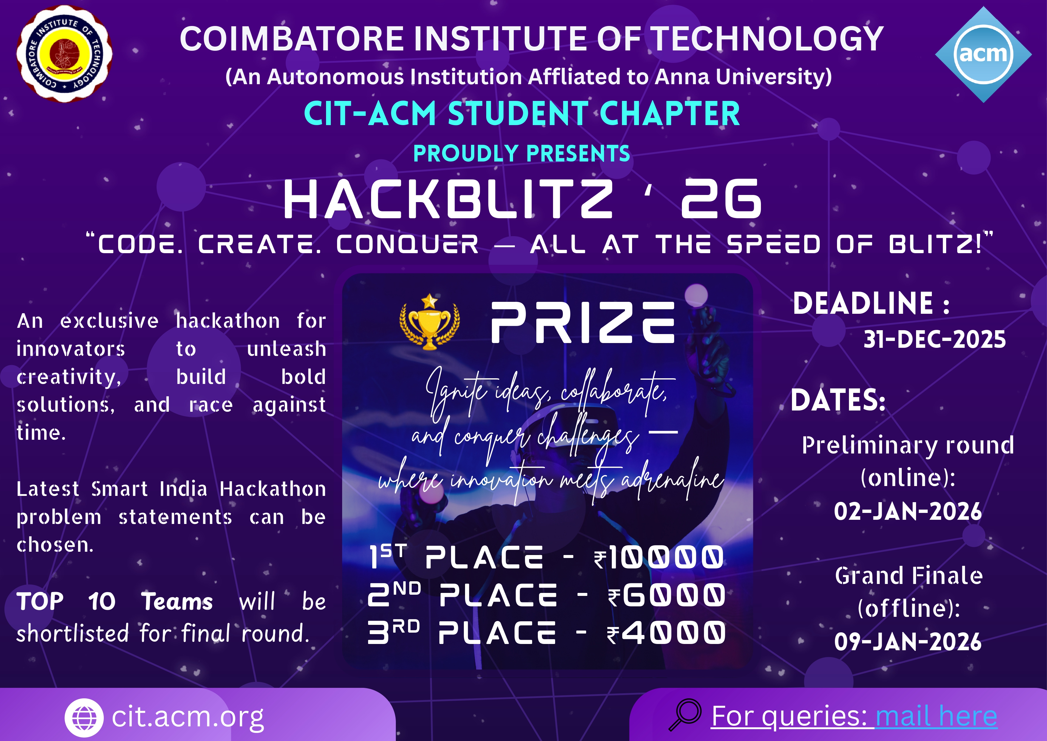 HackBlitz Event Poster
